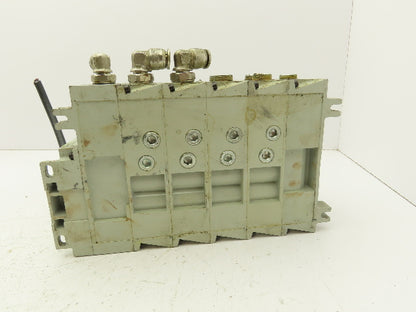 Numatics 353BA400K000030 Pneumatic Air Solenoid Valve Manifold Block 2 Position