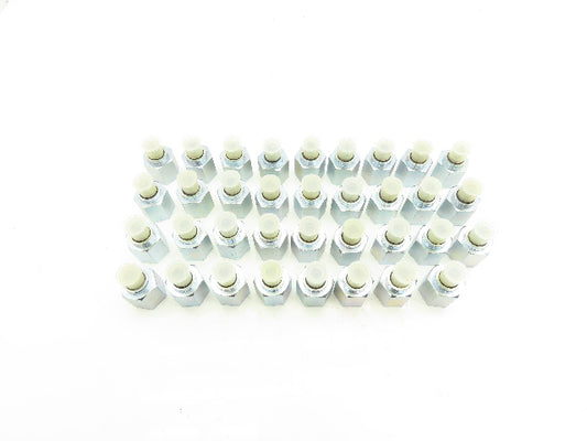 Straight Female Connector Fitting 3/8" FNPT x M12 O-ring Hose Flare  Lot of 35