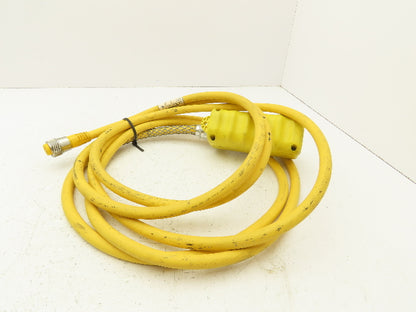 Allen Bradley 800F-P25 Pendant Enclosure Station 2 Button 16' Cable 6 Pin Turck