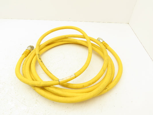 Turck RYM-66-5M 16' Extension Cord Set 7/8" Minifast Connector 6 Conductor