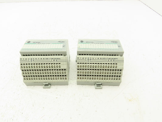 Allen Bradley 1794-OB16 PLC Flex I/O Output Module 24V Lot of 2