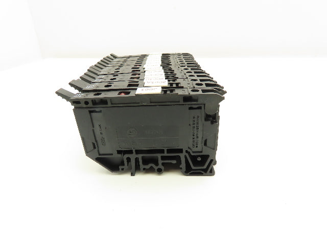 Allen Bradley 1492-H Fuse Holder Terminal Block Red Indicator Lot of 13