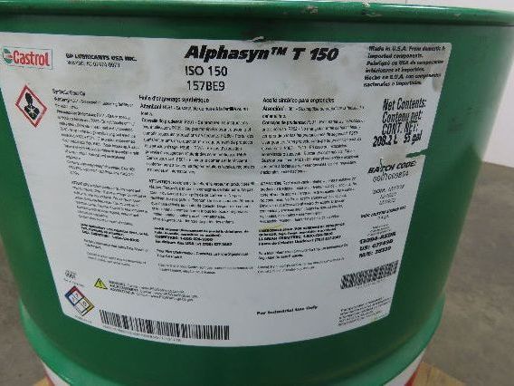 Castrol ISO 150 Alphasyn T 150 Synthetic Gear Oil 55 Gal Drum