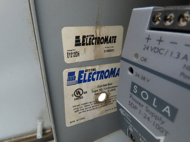 Electromate K-2576 E1212CH Electrical Box Enclosure 12x12x6" Wall Mount