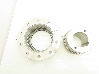 Powertork Size 2-1/2F Flanged Gear Coupling with Flex Hub 2-3/4" Bore 2pc Kit