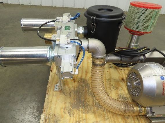 Republic HRC802 2-Stage Regenerative Vacuum Blower 227 CFM 6.5Hp 480V 3PH 2" NPT