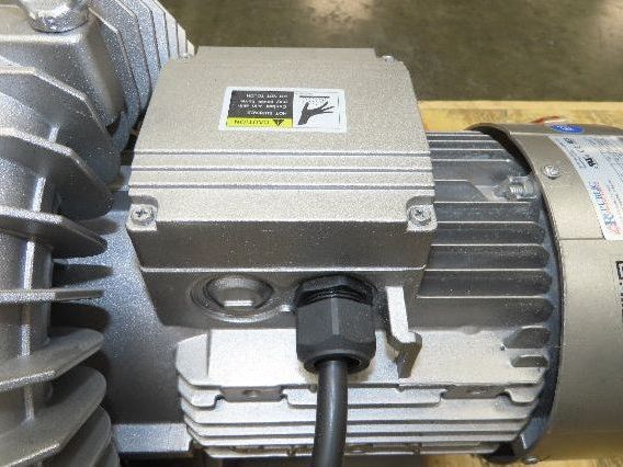 Republic HRC802 2-Stage Regenerative Vacuum Blower 227 CFM 6.5Hp 480V 3PH 2" NPT