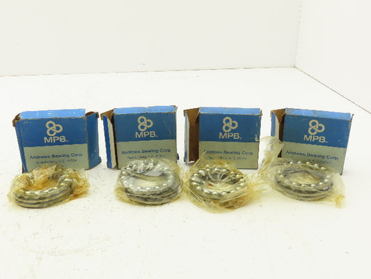 MPB Andrews 2909 Thrust Ball Bearing 45 mm ID 68 mm OD Lot of 4