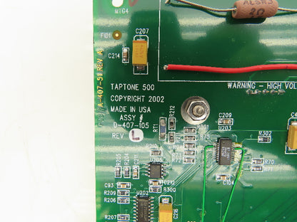 TapTone 500 Inspection System DSP Board A-407-51 with 6" LCD Display Screen