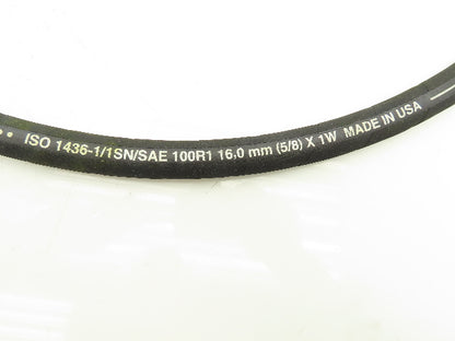 Parker 422/421-10 100R1 Hydraulic Hose 5/8" x 32" 1875psi JIC Swivel x Standpipe
