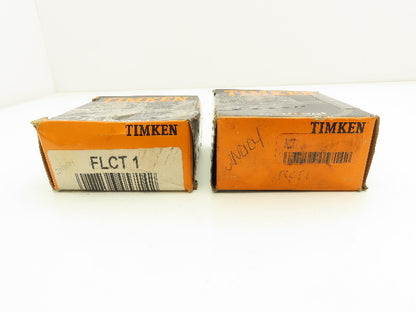 Timken FLCT 1 Flange Mount Ball Bearing Unit 1" Bore Lot of 2