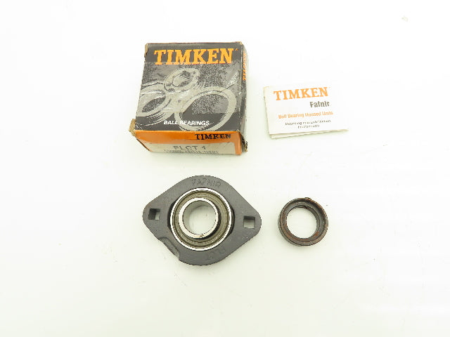 Timken FLCT 1 Flange Mount Ball Bearing Unit 1" Bore Lot of 2