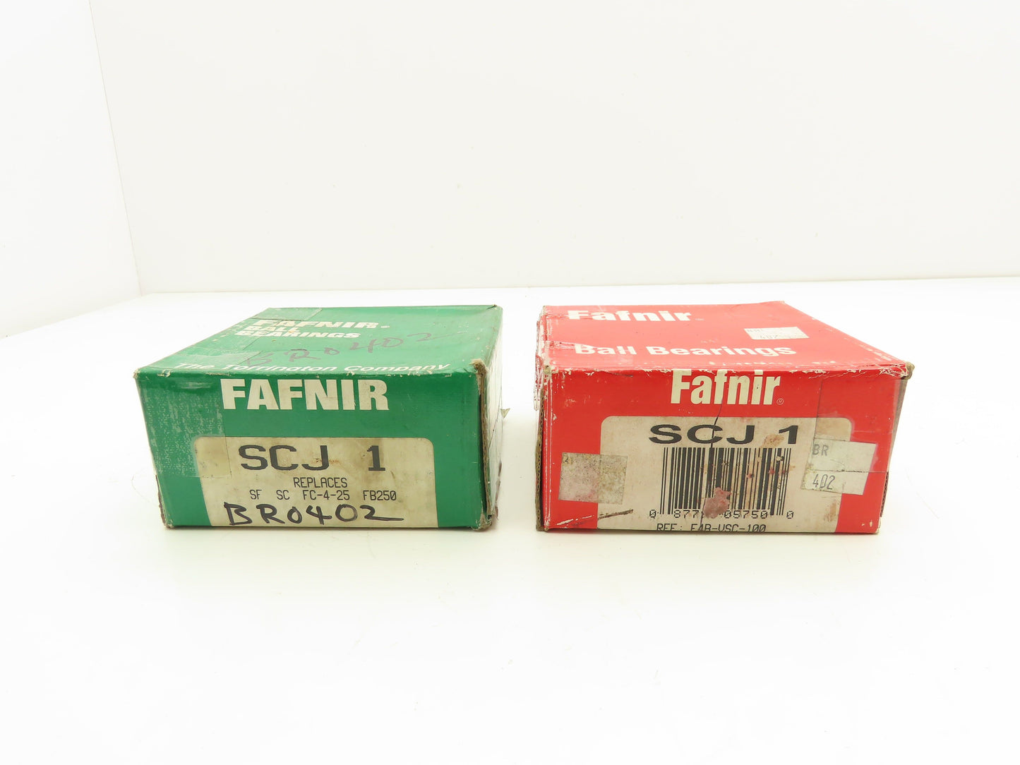 Fafnir SCJ 1 Flange Mount Ball Bearing Unit 1" Bore Lot of 2