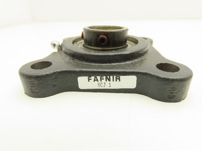 Fafnir SCJ 1 Flange Mount Ball Bearing Unit 1" Bore Lot of 2