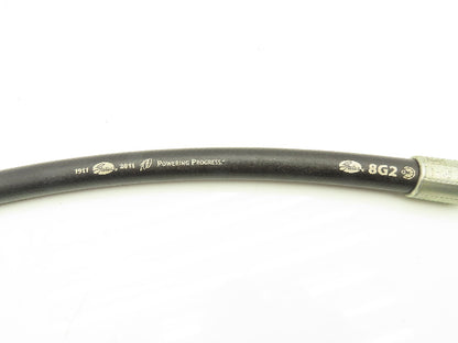 Gates 8G2 SAE 100R2 Hydraulic Hose 1/2" x 26" 4000 PSI 24° Swivel O-Ring