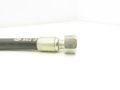 Gates 8G2 SAE 100R2 Hydraulic Hose 1/2" x 26" 4000 PSI 24° Swivel O-Ring