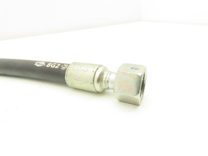 Gates 8G2 SAE 100R2 Hydraulic Hose 1/2" x 26" 4000 PSI 24° Swivel O-Ring