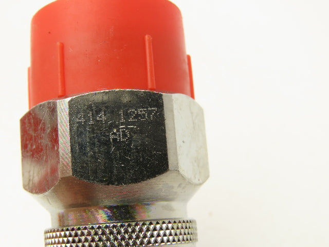 CEJN 414 1257 Quick Disconnect Valved Fluid Coupler 3/4" Male Thread Lot of 7