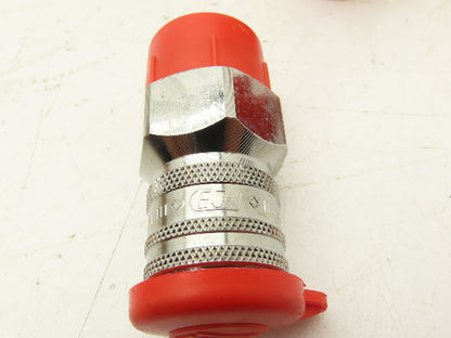 CEJN 414 1257 Quick Disconnect Valved Fluid Coupler 3/4" Male Thread Lot of 7