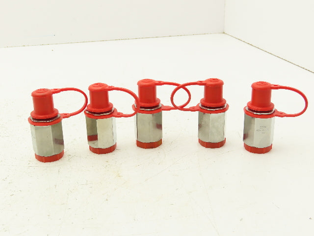 CJEN 414 6205 Quick Connect Fluid Coupler Nipple 1/2" Female Thread Lot of 5