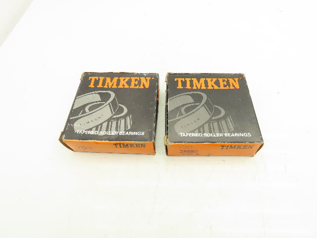 Timken 39580 Tapered Roller Bearing 2-1/4" Bore Lot of 2