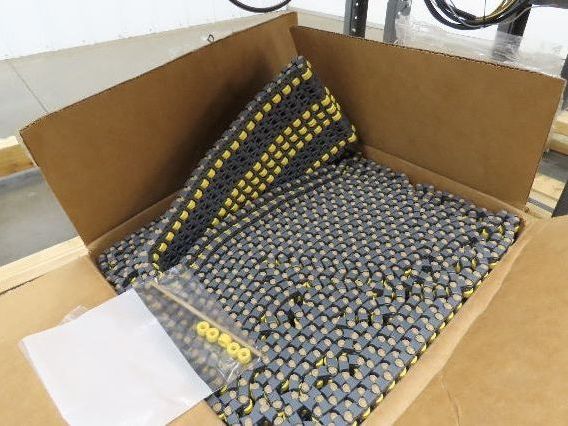 Prime Conveyor 6"x 19' 4" Mat Top Plastic Belt Conveyor Bottle Accumulation NEW