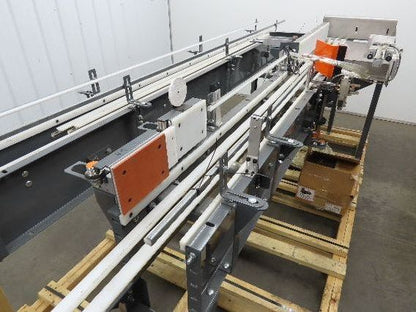 Prime Conveyor 6"x 19' 4" Mat Top Plastic Belt Conveyor Bottle Accumulation NEW