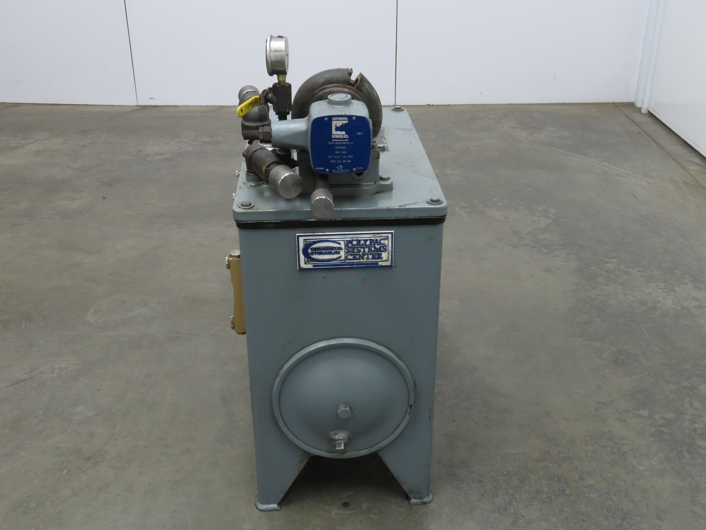 Continental PVR1-8B10 Hydraulic Power Unit 20 Gal 1000psi 8gpm Pump -No Motor