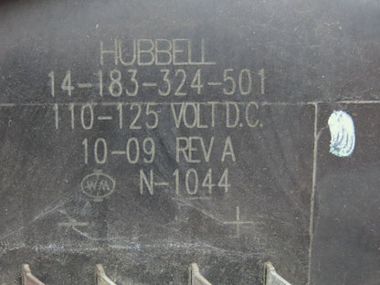 Hubbell HC14-193-100-582 DC Contactor 1000A 600VDC Interlock Relay 125VDC Coil