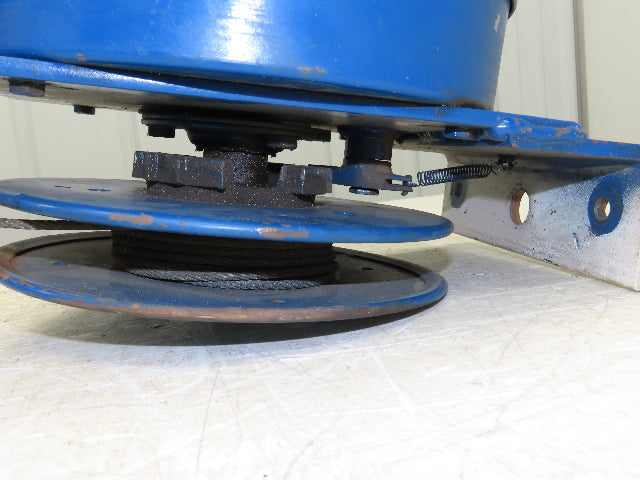 Tool Balancer 12' Cable Ratchet Locking Reel Spring Rewind 30Lb Lift