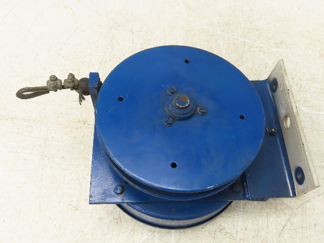 Tool Balancer 12' Cable Ratchet Locking Reel Spring Rewind 30Lb Lift