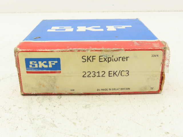 SKF 22312 EK/C3 Spherical Roller Bearing 60 mm Bore 130 mm OD