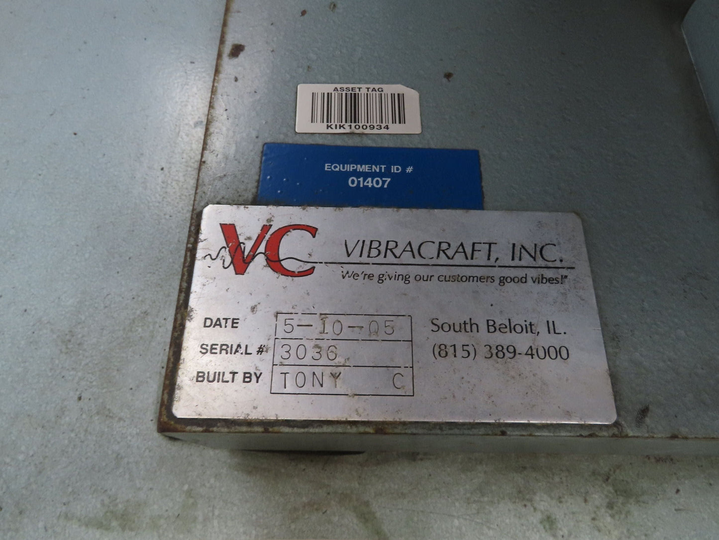 Vibracraft Vibratory Parts Feeder 36" Stainless Bowl Bottle Cap Sorter 115V