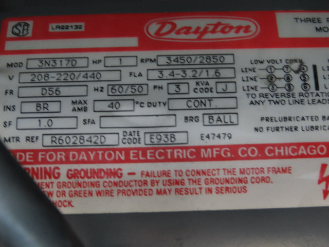 Donaldson 75 Torit Cabinet Metal Dust Collector 1Hp 3Ph Motor 230/460V