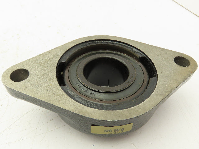 Krown Regal KFC2 25 1 7/16 2- Bolt Flange Mount Ball Bearing 1-7/16" Bore