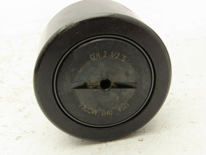 McGill CFH 2 1/2 S Flat Cam Follower Bearing 2.5x1.5" Roller 1.25" Stud Dia