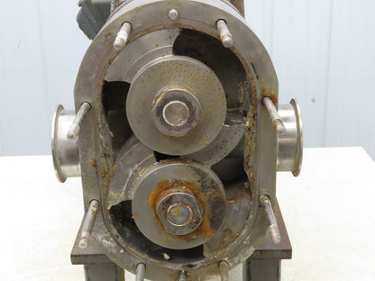 Waukesha SPX 130 Positive Displacement Sanitary Pump 3" Tri-Clamp 5Hp 230/460V
