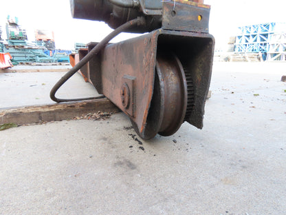 Cleveland Tramrail Motorized Gantry Crane End Truck Drive Floor Track -Bad Motor