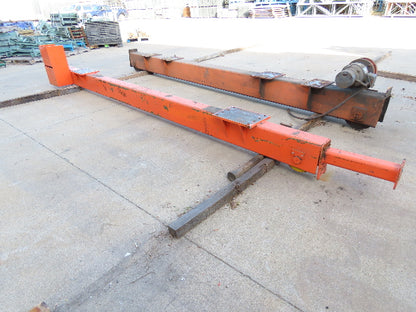 Cleveland Tramrail Motorized Gantry Crane End Truck Drive Floor Track 1.5Hp 480V