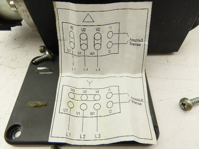 Fischer 500-564141104 Servo Brake Motor 0.12kw 1605rpm 230/480V 3PH