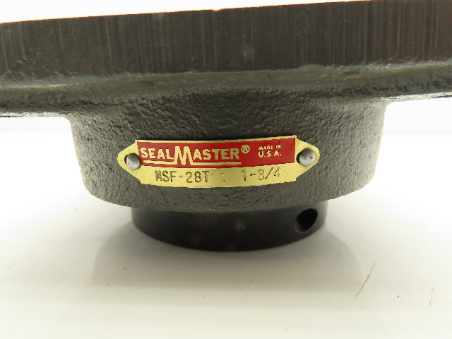 SealMaster MSF-28T 4-Bolt Flange Mount Ball Bearing 1-3/4" Bore