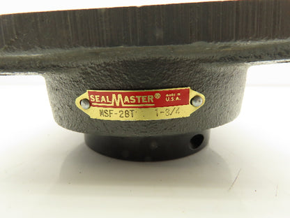SealMaster MSF-28T 4-Bolt Flange Mount Ball Bearing 1-3/4" Bore