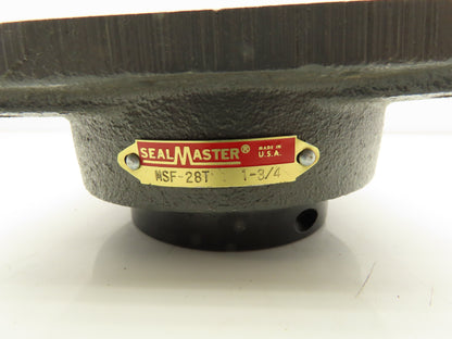 SealMaster MSF-28T 4-Bolt Flange Mount Ball Bearing 1-3/4" Bore