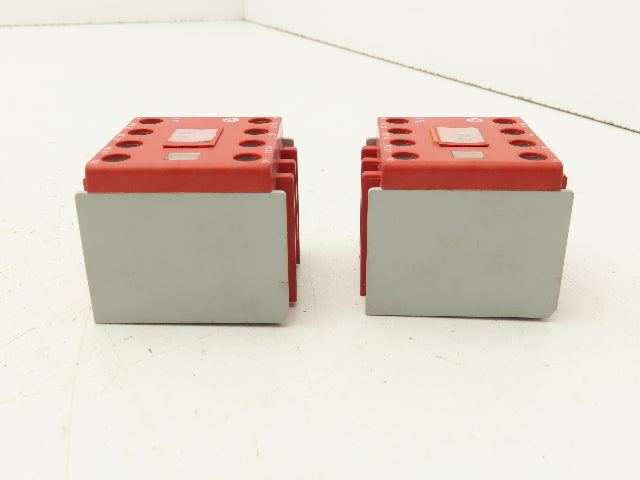 Allen Bradley 100S-F Safety Contactor 10A GuardMaster Aux Contact Block Lot of 2