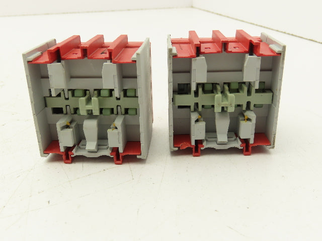Allen Bradley 100S-F Safety Contactor 10A GuardMaster Aux Contact Block Lot of 2