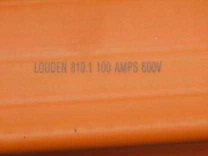 Acco 810.1-R Louden Dual Conductor Bottom Entry Bus Bar Monorail Crane 10'
