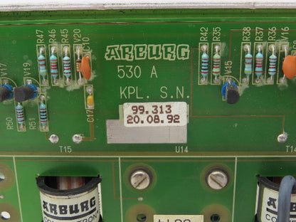 Arburg 530A Relay Board from Injection Molding Machine 50A 240V