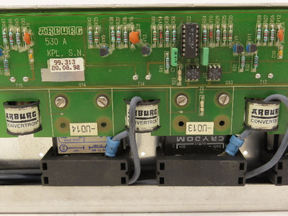 Arburg 530A Relay Board from Injection Molding Machine 50A 240V