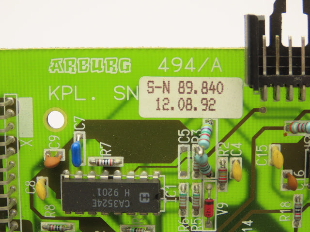 Arburg 494/A Amplifier Circuit Board Card from Injection Molding Machine