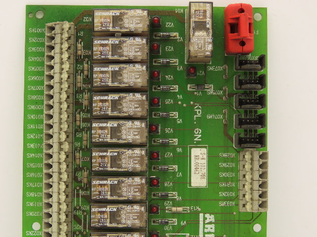 Arburg 595A Relay Board from Injection Molding Machine